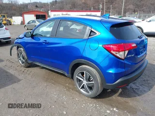 2022 Honda HR-V EX with VIN 3CZRU6H55NM734940, listed as a IAAI auction lot 41617485 with 19,860 mi miles. Bid and sale history available at carsss.com. Image 3.