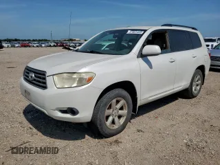 2009 Toyota Highlander with VIN JTEDA41A492003820, listed as a Copart auction lot 57061455 with Not provided miles and Salvage title. Bid and sale history available at DreamBid. Image 1.