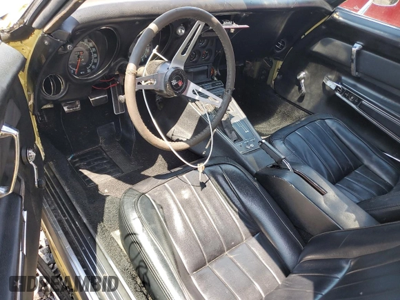 1968 Chevrolet Corvette с VIN 194678S402455, выставлен на аукционе Copart как лот 60892755 с пробегом 70 881 миль миль и Списание • Salvage title. История ставок и продаж доступна на DreamBid. Изображение 8.
