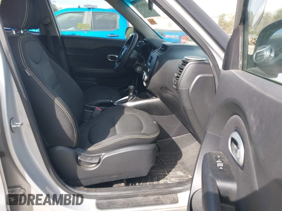 2015 Kia Soul + with VIN KNDJP3A59F7786408, listed as a IAAI auction lot 41891156 with 181,716 mi miles. Bid and sale history available at carsss.com. Image 5.