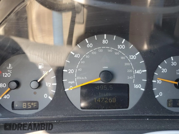 2002 Mercedes-Benz CLK 320/430 with VIN WDBLK70G32T108710, listed as a Copart auction lot 69556774 with 147,268 mi miles and Salvage Title. Bid and sale history available at DreamBid. Image 9.