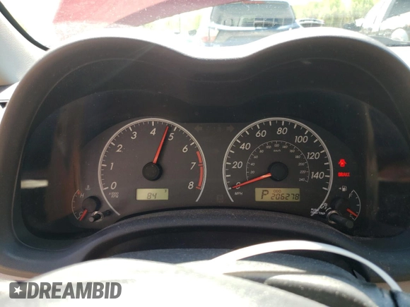 2013 Toyota Corolla L with VIN 2T1BU4EE1DC967124, listed as a Copart auction lot 52697915 with 206,278 mi miles and Salvage Title. Bid and sale history available at DreamBid. Image 9.