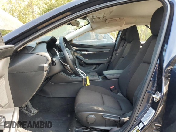 2021 Mazda 3 Preferred with VIN JM1BPBCL8M1308393, listed as a Copart auction lot 74256634 with 28,315 mi miles and Salvage Title. Bid and sale history available at DreamBid. Image 7.