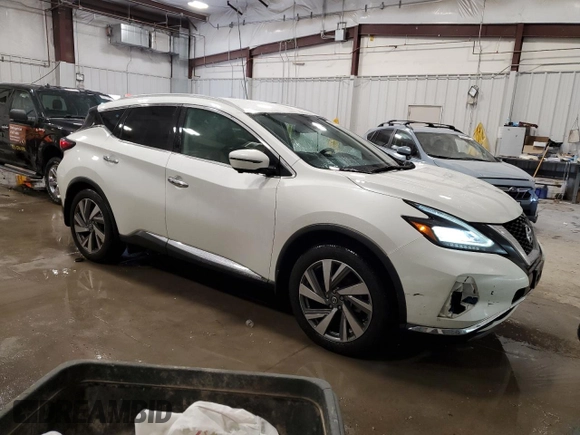 2020 Nissan Murano SL z VIN 5N1AZ2CJ9LN118898, wystawiony jako Copart lot #55052795 z przebiegiem 83 992 mil mil oraz Nie do naprawy • Non repairable. Historia ofert i sprzedaży dostępna na DreamBid. Obrazek 4.