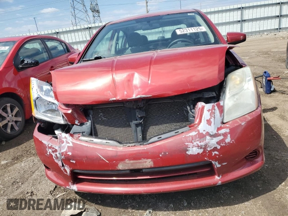 2010 Nissan Sentra S with VIN 3N1AB6AP8AL671968, listed as a Copart auction lot 52311125 with 129,789 mi miles and Salvage Title. Bid and sale history available at carsss.com. Image 5.