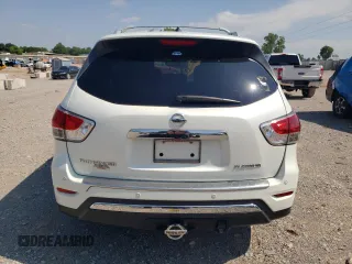 2016 Nissan Pathfinder Platinum with VIN 5N1AR2MN7GC602362, listed as a Copart auction lot 59363205 with 114,020 mi miles and Salvage title. Bid and sale history available at DreamBid. Image 6.