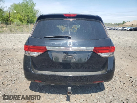 2014 Honda Odyssey EX-L with VIN 5FNRL5H69EB088348, listed as a Copart auction lot 55472845 with 83,222 mi miles and Clean title. Bid and sale history available at DreamBid. Image 6.
