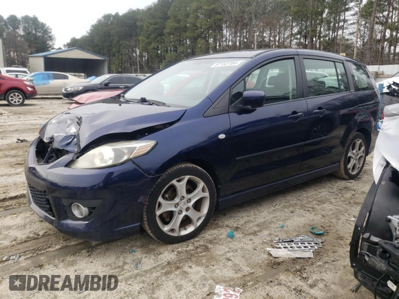 2009 Mazda 5 Sport with VIN JM1CR29L890332275, listed as a Copart auction lot 87152704 with 117,945 mi miles and Salvage title. Bid and sale history available at DreamBid. Image 1.