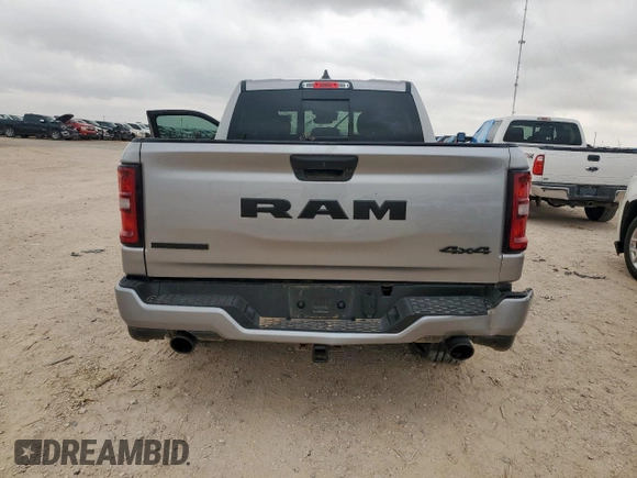 2025 Ram 1500 Lone Star with VIN 1C6SRFFPXSN534450, listed as a Copart auction lot 59370545 with 11,420 mi miles and Salvage title. Bid and sale history available at DreamBid. Image 6.