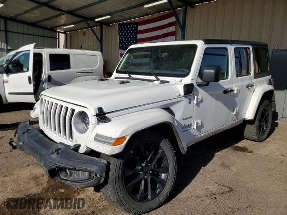 2023 Jeep Wrangler Sahara with VIN 1C4JJXP66PW642489, listed as a Copart auction lot 63671805 with Not provided miles and Clean title. Bid and sale history available at DreamBid. Image 1.