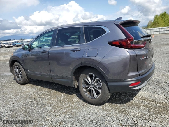 2022 Honda CR-V EX-L with VIN 2HKRW2H84NH670057, listed as a Copart auction lot 53267465 with 12,581 mi miles and Salvage Title. Bid and sale history available at carsss.com. Image 2.