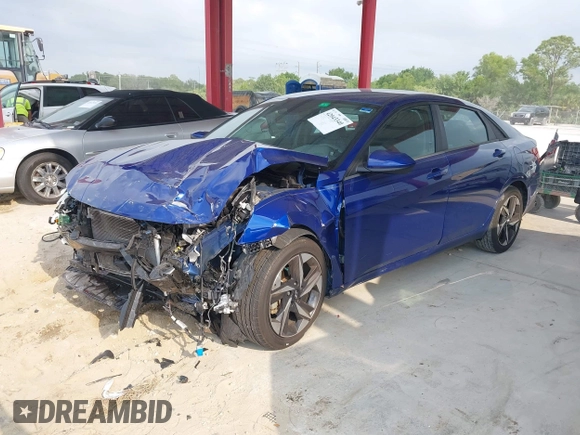 2023 Hyundai Elantra SEL with VIN 5NPLS4AG9PH099652, listed as a IAAI auction lot 42043340 with 64,376 mi miles and . Bid and sale history available at DreamBid. Image 2.