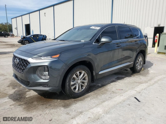 2019 Hyundai Santa Fe SE with VIN 5NMS23AD2KH081849, listed as a Copart auction lot 42798635 with 113,690 mi miles and Non Repairable. Bid and sale history available at carsss.com. Image 1.