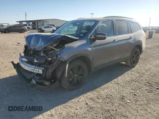 2022 Honda Pilot Special Edition with VIN 5FNYF5H21NB018715, listed as a Copart auction lot 49419895 with 24,296 mi miles and Salvage Title. Bid and sale history available at carsss.com. Image 1.