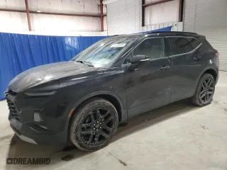 2022 Chevrolet Blazer LT with VIN 3GNKBJRS6NS136525, listed as a Copart auction lot 87189004 with 55,401 mi miles and Salvage Title. Bid and sale history available at carsss.com. Image 1.
