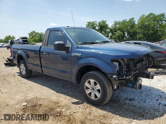 2018 Ford F-150 XL with VIN 1FTMF1CB1JKF33743, listed as a Copart auction lot 62007515 with 41,032 mi miles and Salvage title. Bid and sale history available at DreamBid. Image 4.