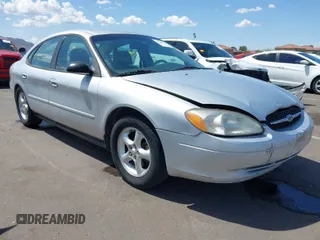 2001 Ford Taurus LX with VIN 1FAFP52U81G169944, listed as a IAAI auction lot 41966919 with 163,447 mi miles and . Bid and sale history available at DreamBid. Image 1.