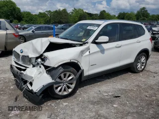 2014 BMW X3 xDrive28i z VIN 5UXWX9C57E0D29904, wystawiony jako Copart lot #56939965 z przebiegiem 144 837 mil mil oraz Szkoda całkowita • Salvage title. Historia ofert i sprzedaży dostępna na DreamBid. Obrazek 1.