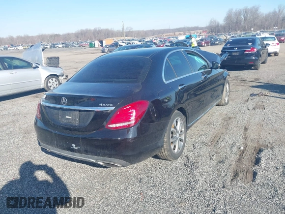 2015 Mercedes-Benz C-Class C 300 Luxury with VIN 55SWF4KBXFU028721, listed as a IAAI auction lot 41735042 with 110,142 mi miles. Bid and sale history available at carsss.com. Image 4.