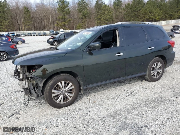 2020 Nissan Pathfinder SL with VIN 5N1DR2CN5LC591712, listed as a Copart auction lot 45748505 with 197,712 mi miles and Salvage Title. Bid and sale history available at carsss.com. Image 1.