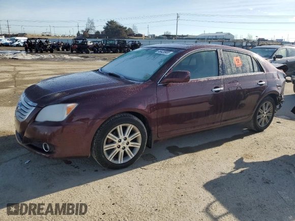 2008 Toyota Avalon XL with VIN 4T1BK36B18U300143, listed as a Copart auction lot 46428985 with 512,595 mi miles and Salvage Title. Bid and sale history available at DreamBid. Image 1.