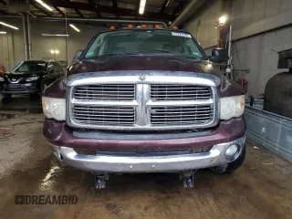 2005 Dodge Ram 2500 SLT with VIN 3D7KS28D95G705457, listed as a Copart auction lot 47731045 with 124,560 mi miles and Salvage Title. Bid and sale history available at carsss.com. Image 5.