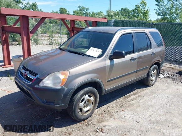 2004 Honda CR-V LX with VIN JHLRD784X4C015401, listed as a IAAI auction lot 39704765 with 158,987 mi miles and . Bid and sale history available at carsss.com. Image 2.