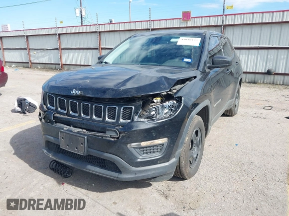 2020 Jeep Compass Sport с VIN 3C4NJCAB2LT102346, выставлен на аукционе IAAI как лот 41010173 с пробегом 70 239 миль миль и . История ставок и продаж доступна на DreamBid. Изображение 2.