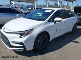 2024 Toyota Corolla Hybrid LE with VIN JTDBCMFE9RJ022063, listed as a IAAI auction lot 41695257 with 21,960 mi miles. Bid and sale history available at carsss.com. Image 18.