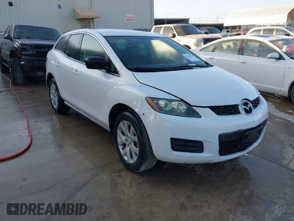 2007 Mazda CX-7 Sport with VIN JM3ER293X70110110, listed as a IAAI auction lot 41981958 with 124,258 mi miles. Bid and sale history available at carsss.com. Image 1.