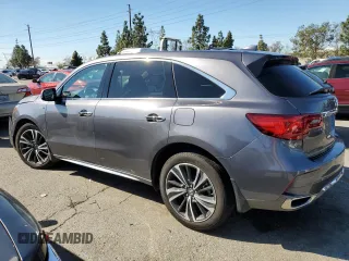 2020 Acura MDX Sport Hybrid w/Technology Pkg with VIN 5J8YD7H5XLL001287, listed as a Copart auction lot 43888194 with 55,464 mi miles. Bid and sale history available at carsss.com. Image 2.