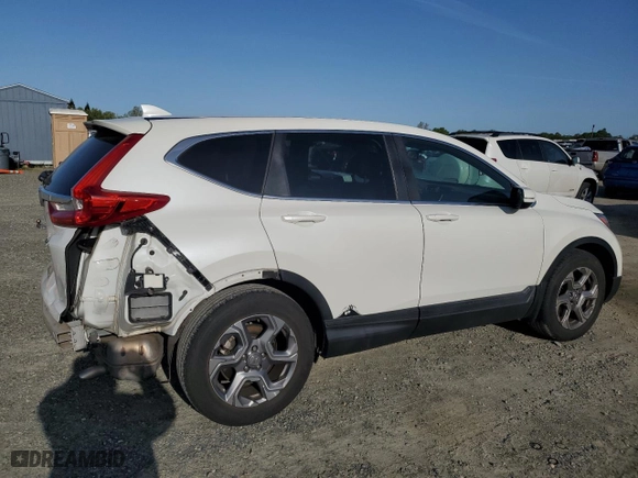 2018 Honda CR-V EX-L with VIN 2HKRW1H80JH516384, listed as a Copart auction lot 51940555 with 57,095 mi miles and Salvage Title. Bid and sale history available at carsss.com. Image 3.