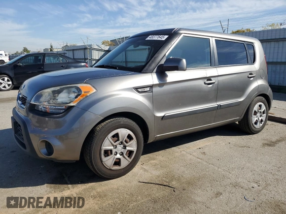 2013 Kia Soul with VIN KNDJT2A55D7500749, listed as a Copart auction lot 48377645 with 98,240 mi miles and Salvage Title. Bid and sale history available at DreamBid. Image 1.