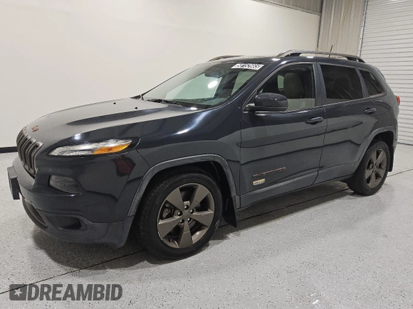 2016 Jeep Cherokee 75th Anniversary with VIN 1C4PJLCB4GW256675, listed as a Copart auction lot 58152665 with 154,796 mi miles and Clean title. Bid and sale history available at DreamBid. Image 1.
