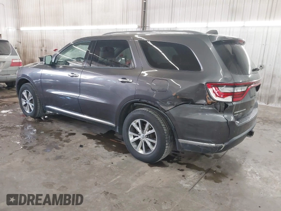 2016 Dodge Durango Limited with VIN 1C4RDJDG2GC331650, listed as a IAAI auction lot 41639192 with 132,269 mi miles and . Bid and sale history available at DreamBid. Image 3.