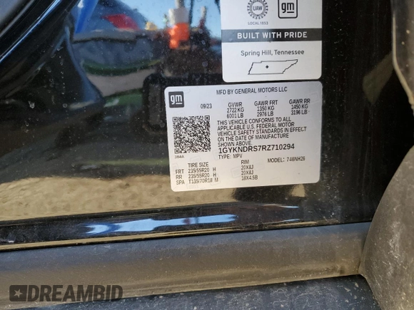 2024 Cadillac XT5 AWD Premium Luxury z VIN 1GYKNDRS7RZ710294, wystawiony jako Copart lot #88005475 z przebiegiem 15 647 mil mil oraz Szkoda całkowita • Salvage title. Historia ofert i sprzedaży dostępna na DreamBid. Obrazek 13.