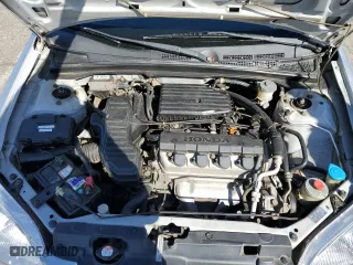 2002 Honda Civic LX with VIN 1HGEM22572L001289, listed as a Copart auction lot 48754145 with 105,516 mi miles and Salvage Title. Bid and sale history available at carsss.com. Image 11.