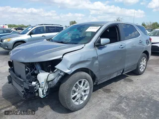 2024 Chevrolet Equinox LT with VIN 3GNAXTEGXRL248335, listed as a IAAI auction lot 41709145 with 1 mi miles. Bid and sale history available at carsss.com. Image 2.