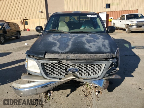 2000 Ford F-150 XL with VIN 1FTRX17L4YNA56465, listed as a Copart auction lot 42381515 with 0 mi miles and Salvage Title. Bid and sale history available at carsss.com. Image 5.