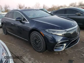 2022 Mercedes-Benz EQS with VIN W1KCG2DB0NA004556, listed as a Copart auction lot 78992023 with 16,271 mi miles and Salvage Title. Bid and sale history available at carsss.com. Image 4.