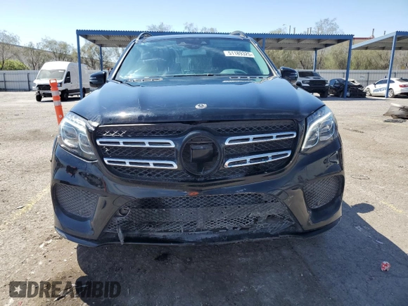 2018 Mercedes-Benz GLS with VIN 4JGDF7DE4JB068723, listed as a Copart auction lot 51189325 with 36,320 mi miles and Salvage Title. Bid and sale history available at carsss.com. Image 5.