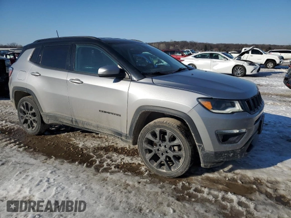 2019 Jeep Compass Limited with VIN 3C4NJDCBXKT745237, listed as a Copart auction lot 88453725 with 116,193 mi miles and Salvage title. Bid and sale history available at DreamBid. Image 4.