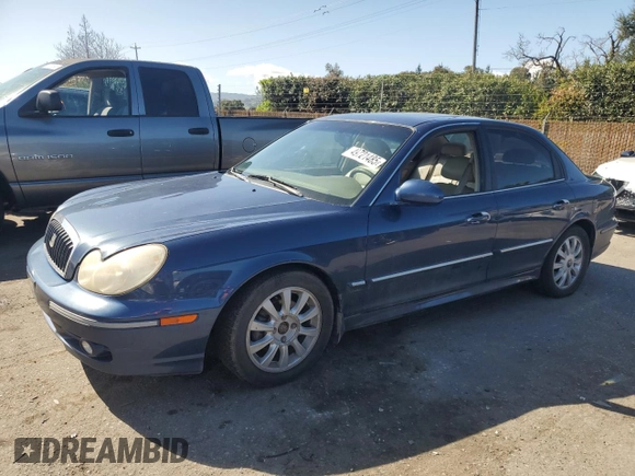 2004 Hyundai Sonata GLS with VIN KMHWF35HX4A019062, listed as a Copart auction lot 49721485 with 234,570 mi miles and Salvage Title. Bid and sale history available at carsss.com. Image 1.
