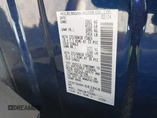 2024 Nissan Rogue SV z VIN 5N1BT3BA6RC683868, wystawiony jako IAAI lot #42212490 z przebiegiem 29 411 mil mil oraz . Historia ofert i sprzedaży dostępna na DreamBid. Obrazek 9.
