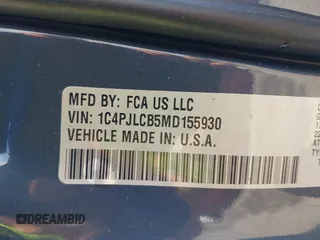 2021 Jeep Cherokee Latitude z VIN 1C4PJLCB5MD155930, wystawiony jako IAAI lot #42091426 z przebiegiem 77 302 mil mil oraz . Historia ofert i sprzedaży dostępna na DreamBid. Obrazek 9.