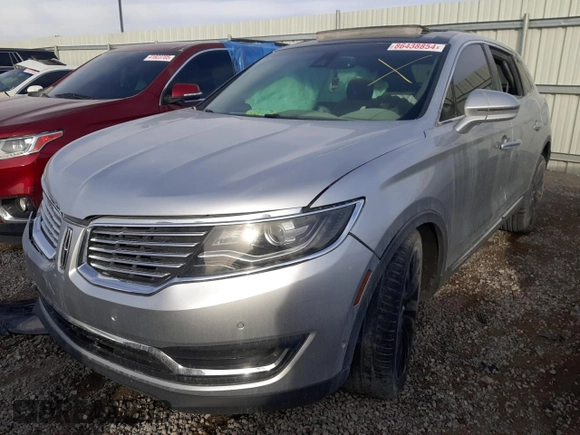 2016 Lincoln MKX Reserve with VIN 2LMTJ8LP8GBL38336, listed as a Copart auction lot 86438854 with 94,327 mi miles and Salvage Title. Bid and sale history available at DreamBid. Image 1.