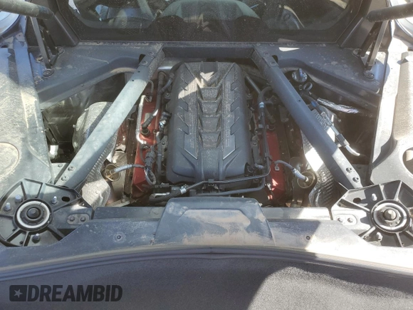 2024 Chevrolet Corvette 1LT with VIN 1G1YA2D4XR5112306, listed as a Copart auction lot 77758984 with 3,451 mi miles and Salvage title. Bid and sale history available at DreamBid. Image 12.