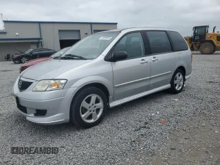 2003 Mazda MPV LX with VIN JM3LW28J730369731, listed as a Copart auction lot 58590885 with 80,179 mi miles and Salvage title. Bid and sale history available at DreamBid. Image 1.