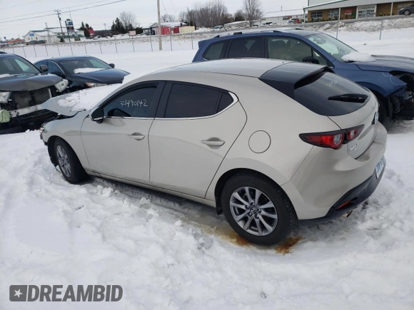 2022 Mazda Mazda3 Hatchback Preferred with VIN JM1BPBLL1N1501079, listed as a Copart auction lot 71490142 with 0 mi miles. Bid and sale history available at carsss.com. Image 2.