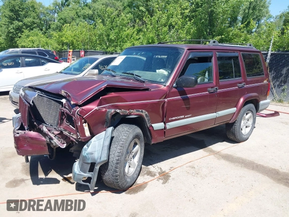 2001 Jeep Cherokee Sport with VIN 1J4FF48S51L516712, listed as a IAAI auction lot 42247399 with 323,576 mi miles and . Bid and sale history available at DreamBid. Image 19.